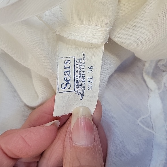 VGUC- Vintage 1970's Poly/Cotton Slip/Chemise - Picture 4 of 8